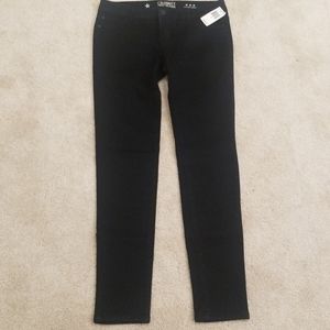 Black Low Rise Skinny Jeans